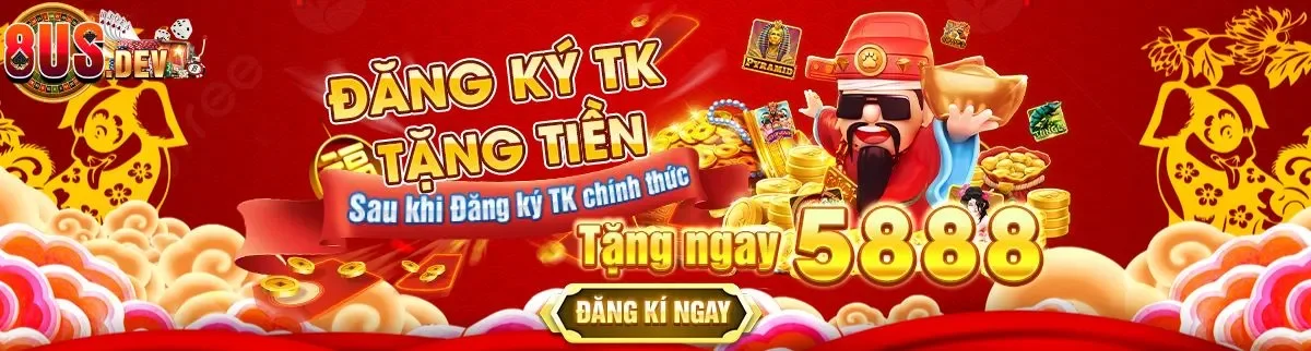 8us tặng tiền khi đăng ký tài khoản lên đến 5888k